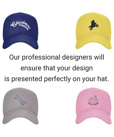 Custom Hats Add Your Text Logo Picture Design Your Personalized Hats Black $7.91 Baseball Caps