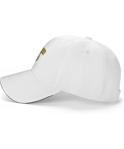 DePauw University Logo Sandwich Cap Unisex Classic Baseball Capunisex Adjustable Casquette Dad Hat White $9.10 Baseball Caps