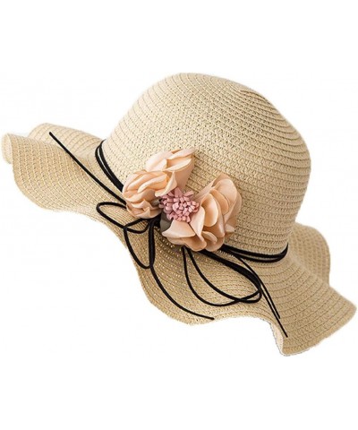 Women's Lady Sun Hat UPF 50+, Wide Brim Summer Cap UPF 50+ Sun Hat for Women, Packable Gifts Birthday Easter Beige $6.15 Sun ...