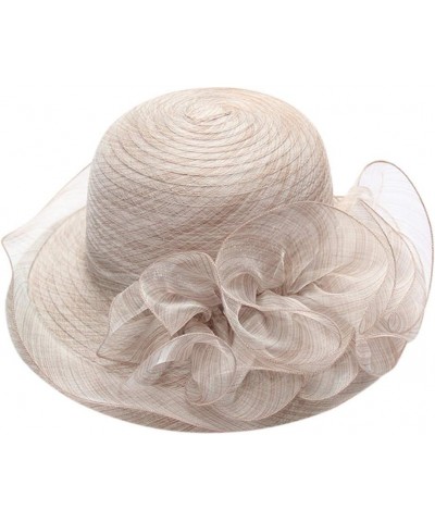 Women's Church Fascinator Bridal Tea Party Wedding Hat Run Like A Girl Hat Khaki-f $7.58 Sun Hats