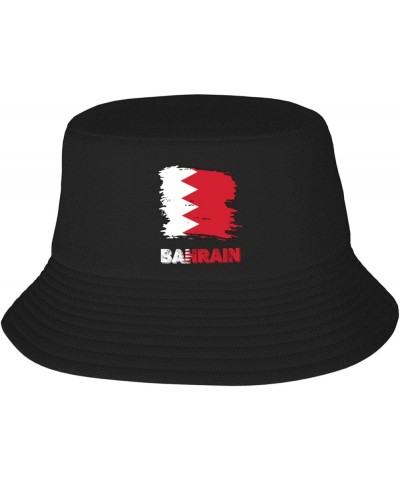 Vintage Bahrainese Flag Bucket Hat Fisherman Cap Packable for Women Men Vintage Bahrainese Flag $11.49 Bucket Hats