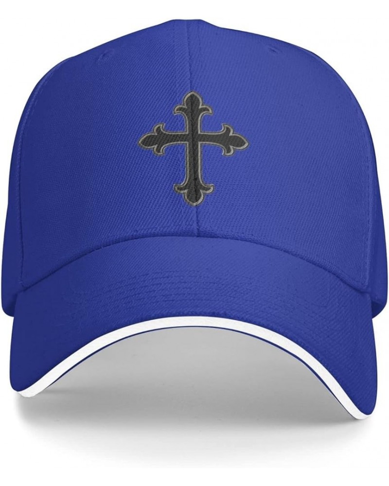 Christian Cross Baseball Cap for Women Cowboy Hat Trucker Hat Men Dad Hat Adjustable Hat Snapback Hat Black Blue $9.95 Baseba...