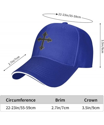 Christian Cross Baseball Cap for Women Cowboy Hat Trucker Hat Men Dad Hat Adjustable Hat Snapback Hat Black Blue $9.95 Baseba...