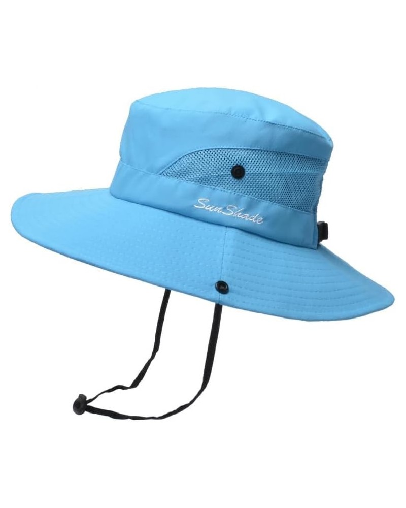 Women's Sun Hat Packable Summer UV Protection UPF 50+ Ponytail Hat for Beach Garden Fishing Hiking Travel 6 Polyester $7.59 S...