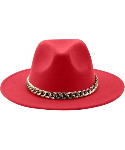 Adult Solid Casual Summer Western Fashion Cowboy Sun Hat Wide Brim Travel Sun Cap The Outback Hat E-red $18.13 Cowboy Hats