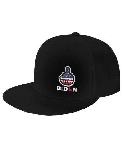 Fuck Biden, Give Biden Your Middle Finger Adult Adjustable Outdoor Activities Sports Traveling Trucker Hats Flat Bill Basebal...