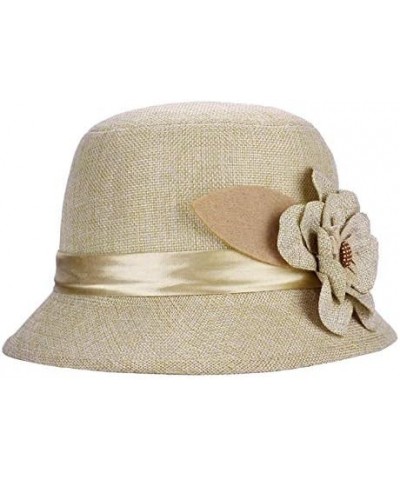 Women Girl Tea Party Fascinator Hat, Women Derby Church Dress Hat 2022 Fashion Sun Hats Wide Brim Summer Sun Hat B-ki $11.03 ...