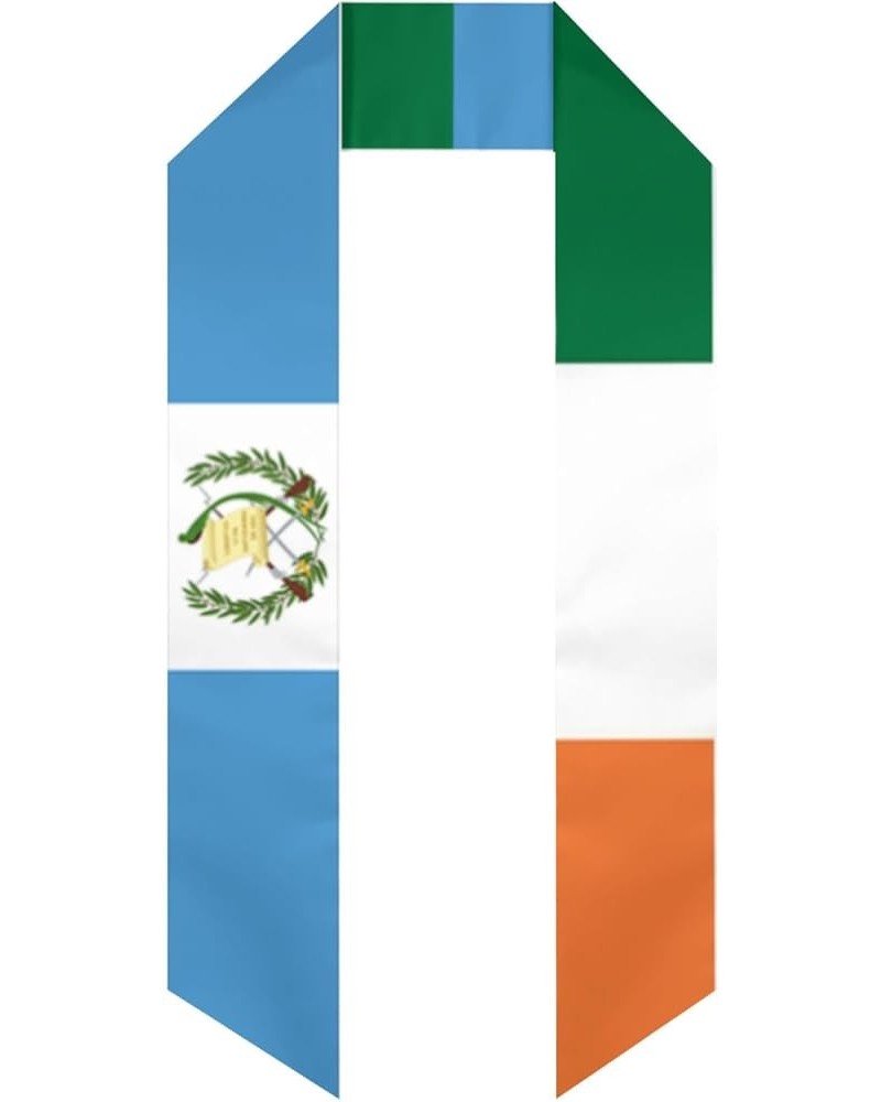 Guatemala Flag and Mexico Flag Graduation Stole 72 inches 2024 Graduation Sash Shawl White 7 $13.27 Scarves