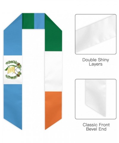 Guatemala Flag and Mexico Flag Graduation Stole 72 inches 2024 Graduation Sash Shawl White 7 $13.27 Scarves