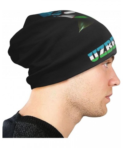 Beanie Hat for Men/Women Elasticity Winter Skull Cap Warm Soft Knit Hat Lightweight Running Hat Uzbekistan Flag $8.81 Skullie...