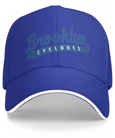 Brooklyn Cyclones Unisex Classic Hat Adjustable Fashion Casquette for Men Women Blue $11.94 Baseball Caps