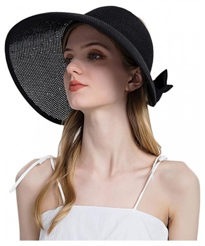 Mens and Womens Summer Leisure Outdoor Mountaineering Jungle Sun Big Brim Fishermans Hat Sun Hat Hat Fisherman C-black $10.86...