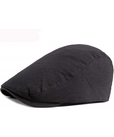 Beret Men Women Ivy Newsboy Flat Cap Male Female Spring Summer Artist Painter Beret Hat Unisex Adjustable Newsboy Cap Black $...