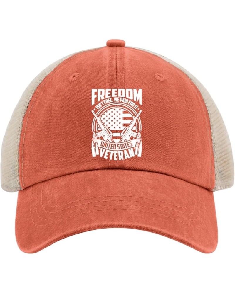 Freedom Isn't Free we Paid for it United States Veteran Baseball Cap Garden hat AllBlack Womens Bucket hat Gifts Saffron02 $1...