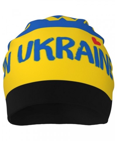 No War in Ukraine Comfort Elegance Knitted Hat Black Daily for Men Women $12.48 Skullies & Beanies