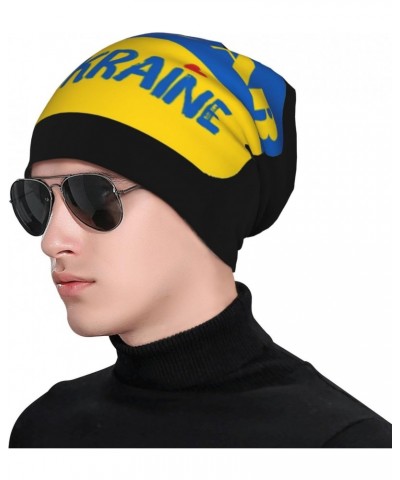 No War in Ukraine Comfort Elegance Knitted Hat Black Daily for Men Women $12.48 Skullies & Beanies