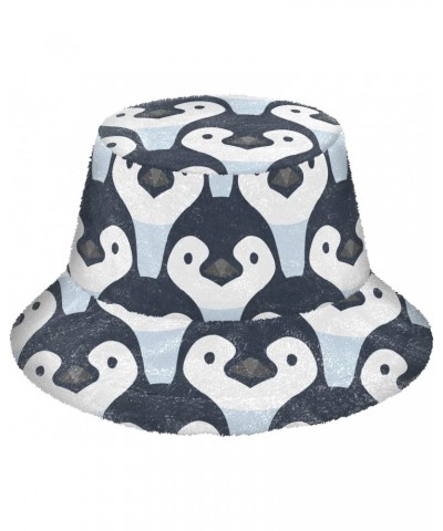 Cartoon Penguin Bucket Hat for Women Men Packable Bucket Hat Unisex Beach Hat for Fall Winter Travel Camp Multicolor $10.57 B...