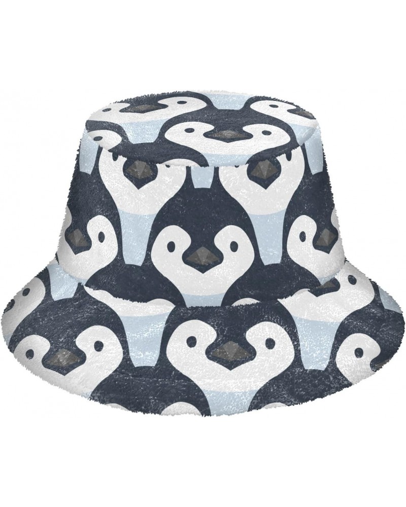 Cartoon Penguin Bucket Hat for Women Men Packable Bucket Hat Unisex Beach Hat for Fall Winter Travel Camp Multicolor $10.57 B...