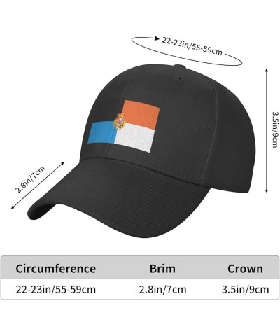 Adjustable Flag of La Mancha (with COA) Baseball Cap Women Men Hat Truck Driver Baseball Caps Sun Hats Black $10.06 Baseball ...