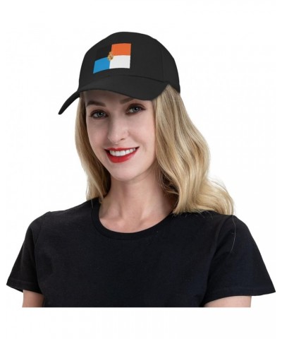 Adjustable Flag of La Mancha (with COA) Baseball Cap Women Men Hat Truck Driver Baseball Caps Sun Hats Black $10.06 Baseball ...