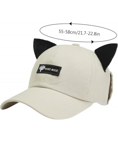 Fitted Baseball Caps Men Women Embroidered Baseball Caps Sun Baseball Caps Running Workout and Dad Hats for Women Beige $8.72...