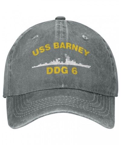 USS Barney DDG 6 Baseball Cap Adjustable Dad Hat Hats for Men Women Gifts Casual Unisex Classic Cowboy Vintage Gray $10.06 Ba...