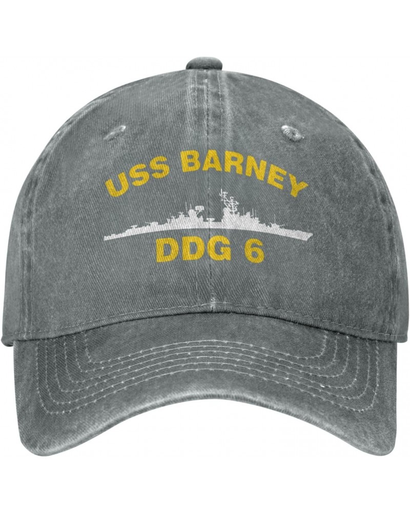 USS Barney DDG 6 Baseball Cap Adjustable Dad Hat Hats for Men Women Gifts Casual Unisex Classic Cowboy Vintage Gray $10.06 Ba...