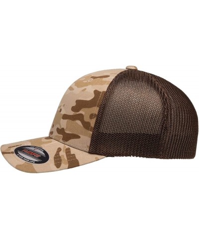 1966-77 Ford Bronco Truck Outline Design Flexfit Trucker Mesh Fitted Cap Multicam Tropic $13.73 Baseball Caps