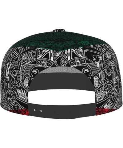 Mexico Flag Baseball Cap Hip-hop Hat Mexico Aztec Calendar $13.19 Baseball Caps