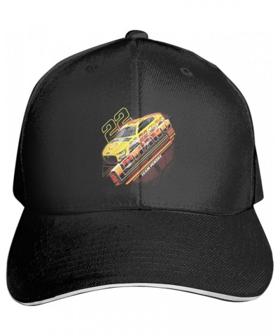 Joey Logano 22 Baseball Cap Sports Beach Sun Classic Back Buckle Brim Adjustable Hat Travel Black $11.95 Baseball Caps