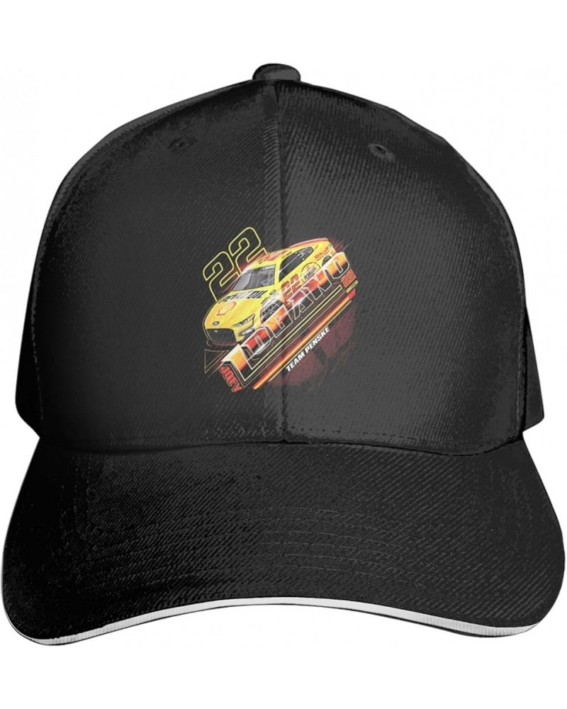 Joey Logano 22 Baseball Cap Sports Beach Sun Classic Back Buckle Brim Adjustable Hat Travel Black $11.95 Baseball Caps