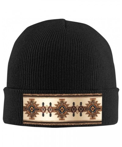 Native American Painting Knitted Beanie,A Must-Have in Winter, Eavesless Acrylic Material,Warm,Soft and Comfortable to Protec...