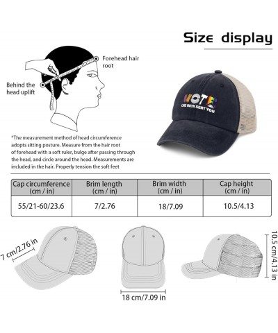 Vote Like Ruth Sent You Feminists LGBT Pride 2024 Trump Hat for Womens Baseball Cap Soft Washed Hiking Hats Breathable Purpli...