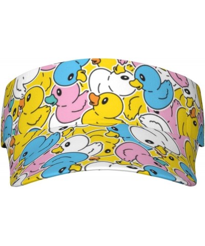 Cute Duck Visor Cap Sun Hat for Women Men for Sport Beach Tennis Golf Running Hiking Adjustable Cap Duck 03 $13.33 Visors