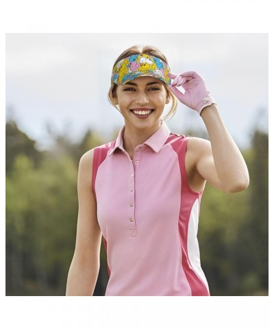 Cute Duck Visor Cap Sun Hat for Women Men for Sport Beach Tennis Golf Running Hiking Adjustable Cap Duck 03 $13.33 Visors