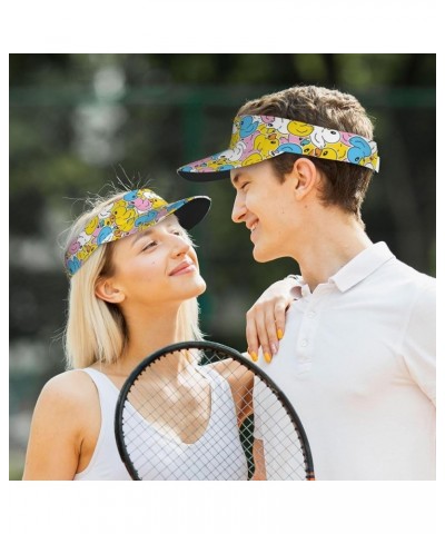 Cute Duck Visor Cap Sun Hat for Women Men for Sport Beach Tennis Golf Running Hiking Adjustable Cap Duck 03 $13.33 Visors