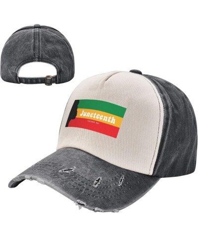 Juneteenth Day Freedom 1865 Hat for Men Women Baseball Cap Stylish Casquette Adjustable Dad Hats Black and White $10.92 Baseb...