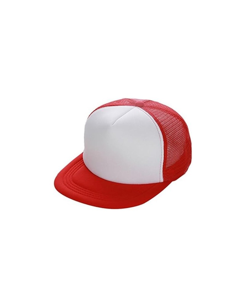 Blank Adjustable Cap Unisex Hat Visor Baseball Hat Mesh Baseball Caps Summer Sun Hat Red $7.03 Sun Hats