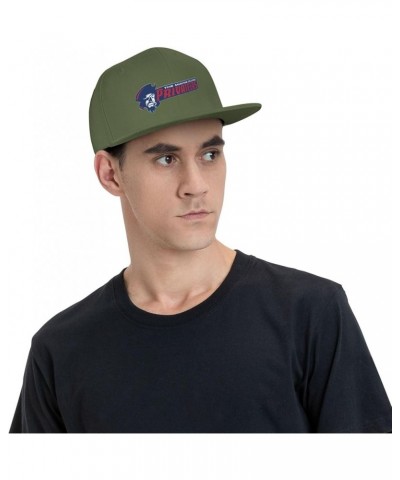 Suny Maritime College Logo Hats for Men Flat Bill Fitted Caps Hiphop Rap Adjustable Baseball Trucker Dad Hat Moss Green $23.4...