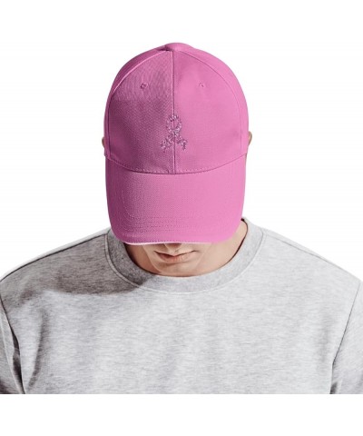 Breast Cancer Awareness Pink Ribbon Baseball Cap Hat Mens Women's Washed Cool Cap Adjustable Snapback Travel Hat Pink $10.44 ...