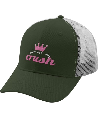 youu are My crushh Cap River hat Apricot Men's Hats Gifts for Mom Hiking Cap Army Green 2 $10.40 Sun Hats