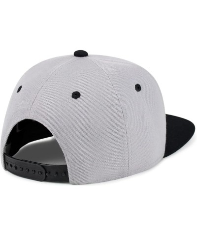 Ice Cream Cone Hip-Hop Snapback Hat Embroidered Baseball Cap Cute 34. Light Grey/Black $11.99 Baseball Caps