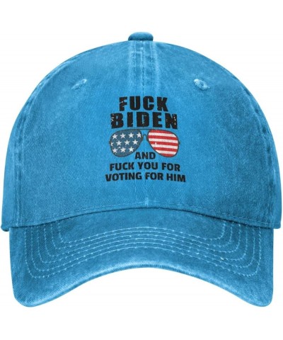 Fuck Biden Harris Cowboy Hat Men Vintage Baseball Cap Women Dad Hat Sun Hat Adjustable Trucker Hat Black Blue $8.60 Baseball ...