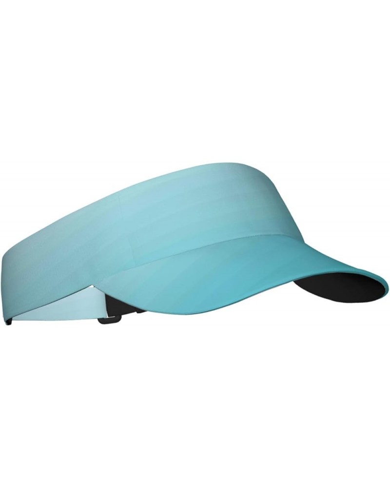 Fashionable Visor Sun Hats for Women,Sport Empty Top Baseball Sun Cap Turquoise_17 $17.46 Visors