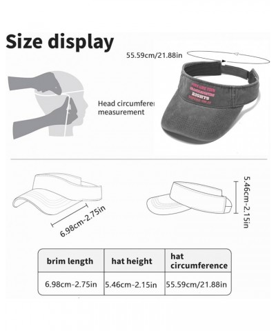 Vote Like Your Granddaughters Rights Depend On It Caps Sun Visor Hat for Teens Sun Visor Sun Light Grey $8.77 Visors