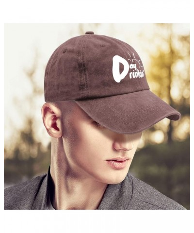 You Had Me at Day Drinking Baseball Cap Happy Dad Hat Pigment Black Mens Hats Gifts for Grandma Cool Caps Wine Red $11.33 Sun...