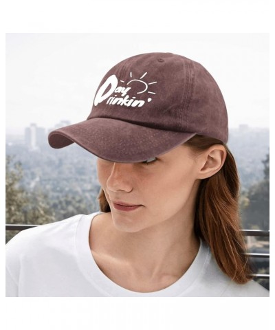 You Had Me at Day Drinking Baseball Cap Happy Dad Hat Pigment Black Mens Hats Gifts for Grandma Cool Caps Wine Red $11.33 Sun...