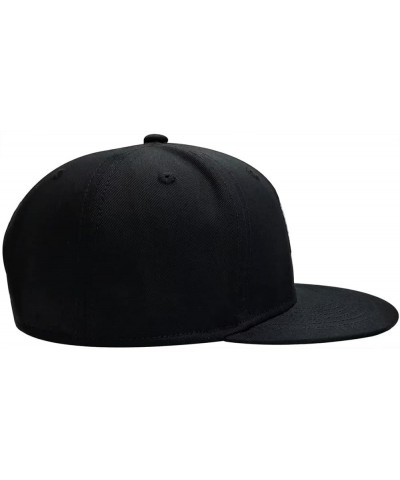 Classic Snapback Hats Skull Embroidery Adjustable Flat Bill Hat Unisex Baseball Caps 24hat $13.51 Baseball Caps