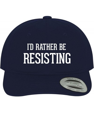 I'd Rather Be Resisting - Soft Dad Hat Baseball Cap Navy $15.55 Baseball Caps