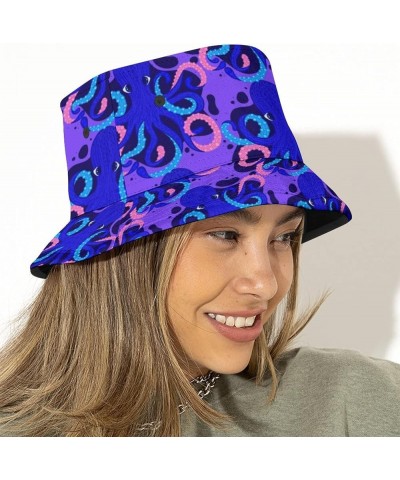 Bucket Hat Octopus Fashion Unisex Packable Travel Sun Caps Teens Women Men Novelty Outdoor Hats Octopus 5 $11.74 Bucket Hats